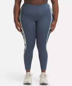 Leggings & Tights | Reebok Leggings & Tights Running Allover Print Leggings (Plus Size)