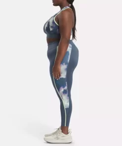 Leggings & Tights | Reebok Leggings & Tights Running Allover Print Leggings (Plus Size)