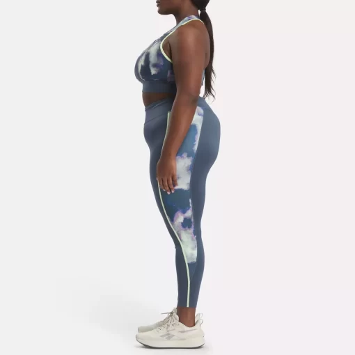 Leggings & Tights | Reebok Leggings & Tights Running Allover Print Leggings (Plus Size)