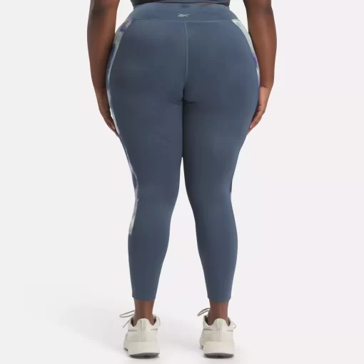 Leggings & Tights | Reebok Leggings & Tights Running Allover Print Leggings (Plus Size)