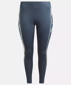 Leggings & Tights | Reebok Leggings & Tights Running Allover Print Leggings (Plus Size)