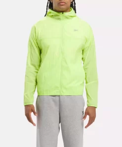 Jackets | Reebok Jackets Running Hooded Jacket