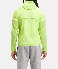 Jackets | Reebok Jackets Running Hooded Jacket