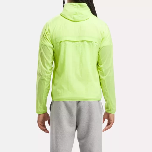 Jackets | Reebok Jackets Running Hooded Jacket