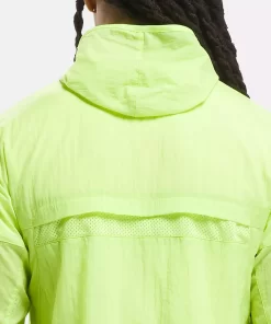 Jackets | Reebok Jackets Running Hooded Jacket