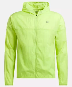 Jackets | Reebok Jackets Running Hooded Jacket