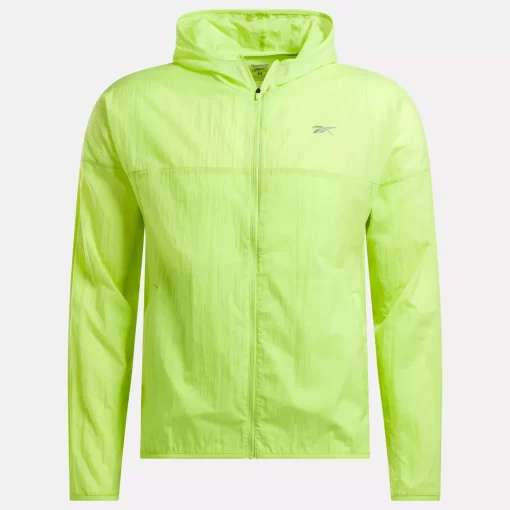 Jackets | Reebok Jackets Running Hooded Jacket