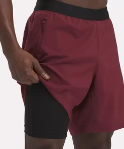 Shorts | Reebok Shorts Speed 3.0 Two-In-One Shorts