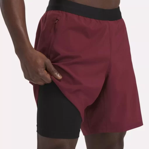 Shorts | Reebok Shorts Speed 3.0 Two-In-One Shorts