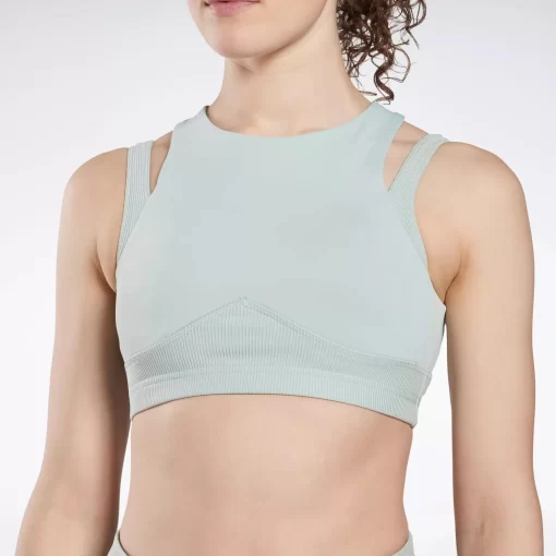 Tank Tops | Reebok Tank Tops Studio Layered Bra Top