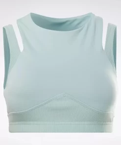 Tank Tops | Reebok Tank Tops Studio Layered Bra Top