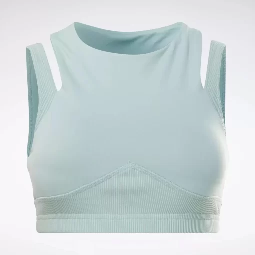 Tank Tops | Reebok Tank Tops Studio Layered Bra Top