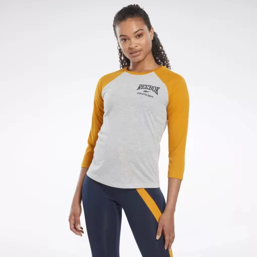 Tops & T-Shirts | Reebok Tops & T-Shirts Workout Ready Baseball T-Shirt