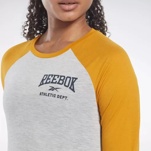 Tops & T-Shirts | Reebok Tops & T-Shirts Workout Ready Baseball T-Shirt