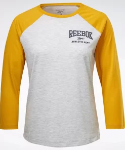 Tops & T-Shirts | Reebok Tops & T-Shirts Workout Ready Baseball T-Shirt