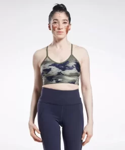 Sports Bras | Reebok Sports Bras Workout Ready Camo Print Bra