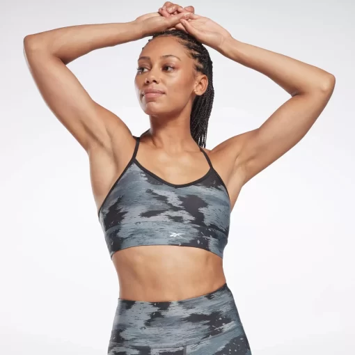 Sports Bras | Reebok Sports Bras Workout Ready Camo Print Bra