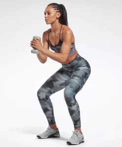 Sports Bras | Reebok Sports Bras Workout Ready Camo Print Bra