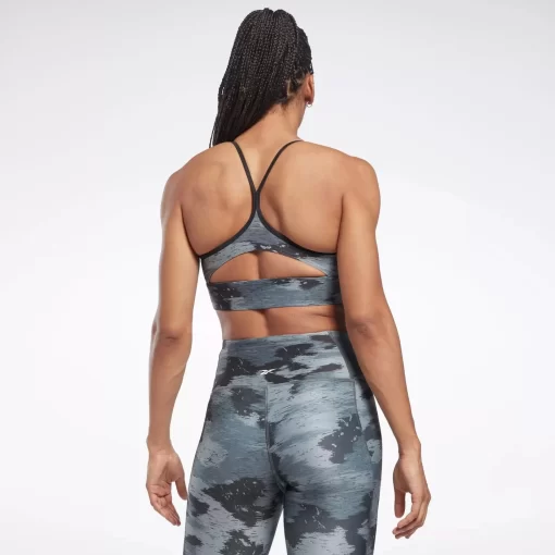 Sports Bras | Reebok Sports Bras Workout Ready Camo Print Bra