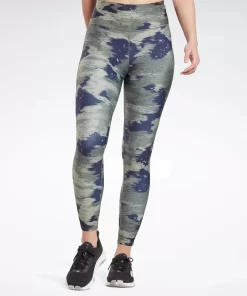 Leggings & Tights | Reebok Leggings & Tights Workout Ready Camo Print Leggings