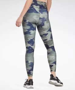 Leggings & Tights | Reebok Leggings & Tights Workout Ready Camo Print Leggings