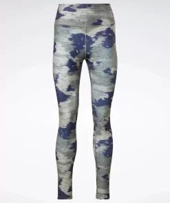 Leggings & Tights | Reebok Leggings & Tights Workout Ready Camo Print Leggings