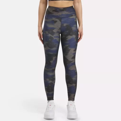 Leggings & Tights | Reebok Leggings & Tights Workout Ready Camo Print Tights