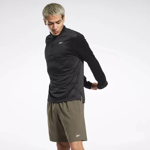 Hoodies & Sweatshirts | Reebok Hoodies & Sweatshirts Workout Ready Quarter-Zip Top