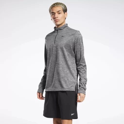 Hoodies & Sweatshirts | Reebok Hoodies & Sweatshirts Workout Ready Quarter-Zip Top