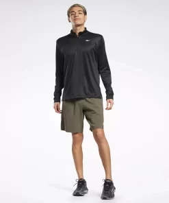 Hoodies & Sweatshirts | Reebok Hoodies & Sweatshirts Workout Ready Quarter-Zip Top