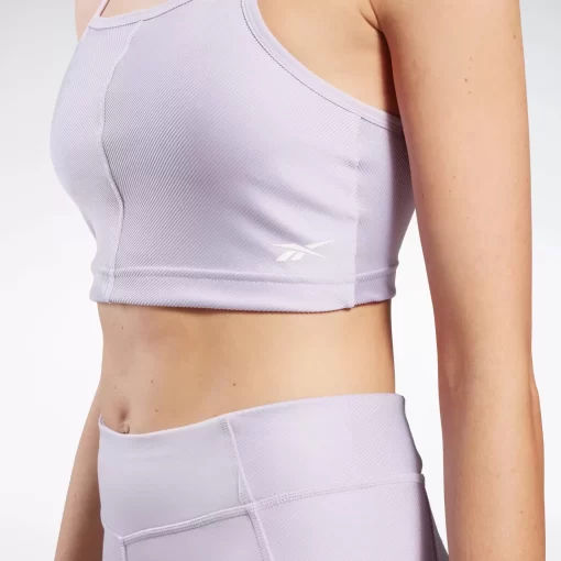 Tops & T-Shirts | Reebok Tops & T-Shirts Yoga Performance Rib Crop Top